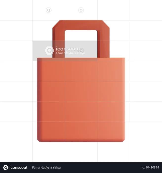 Bolso de mano  3D Icon