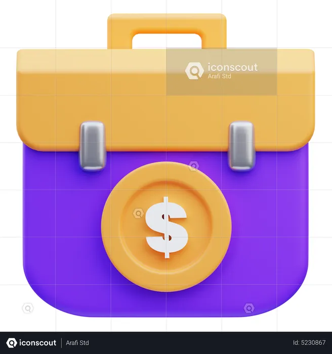 Bolsa de negócios  3D Icon