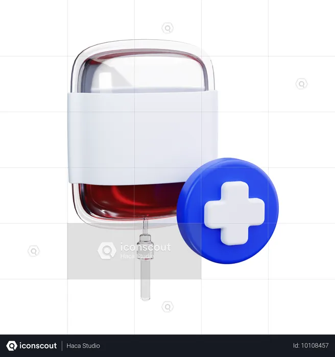 Bolsa de sangre  3D Icon