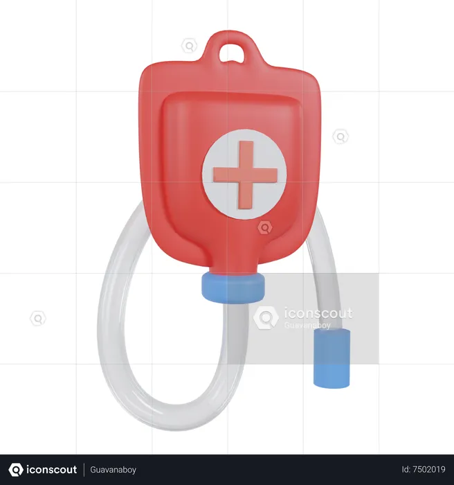 Bolsa de sangre  3D Icon