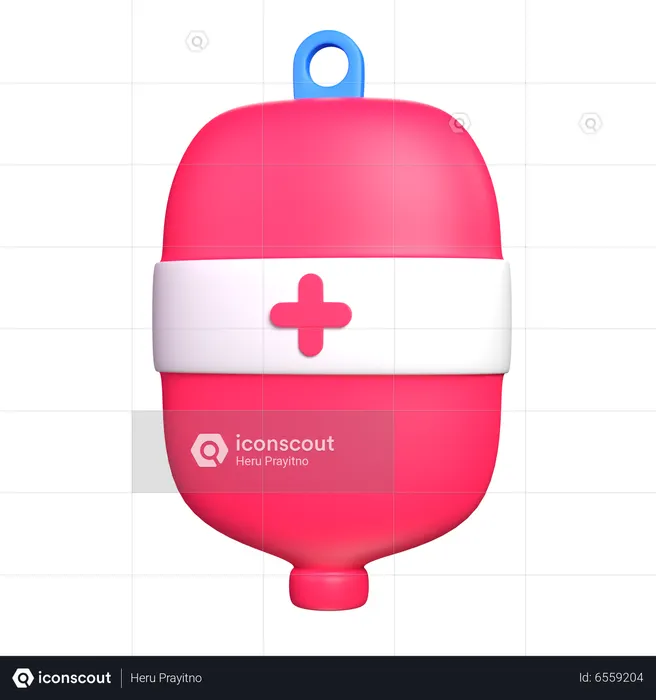 Bolsa de sangue  3D Icon