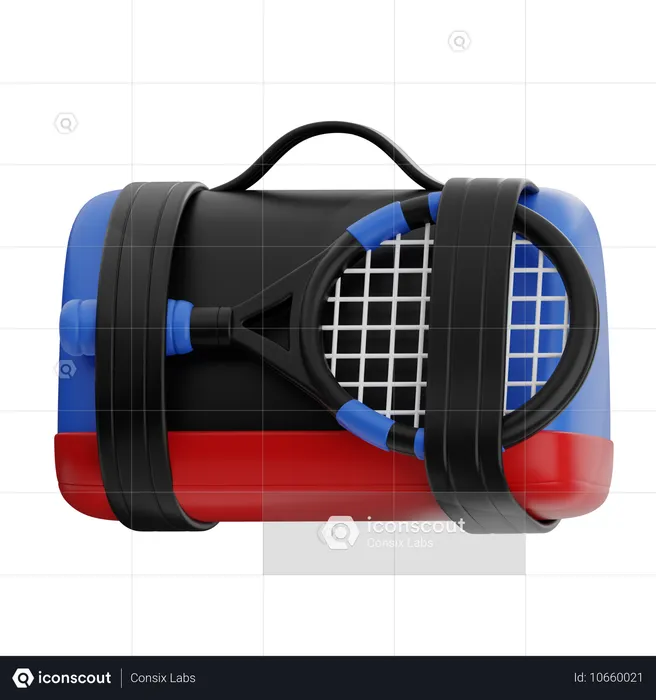 Bolsa de tenis  3D Icon