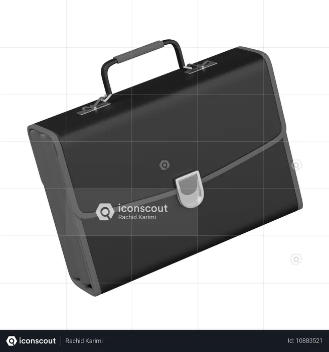 Bolsa de trabalho  3D Icon