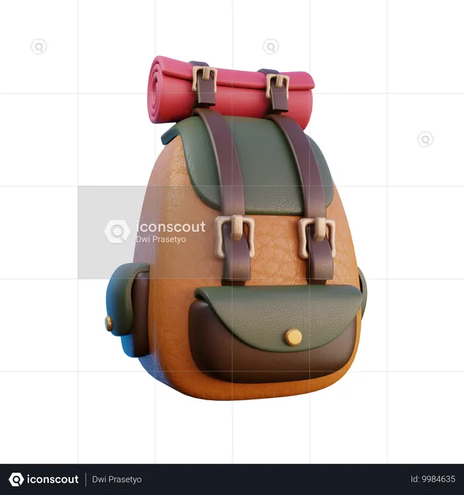 Bolsa de viaje  3D Icon