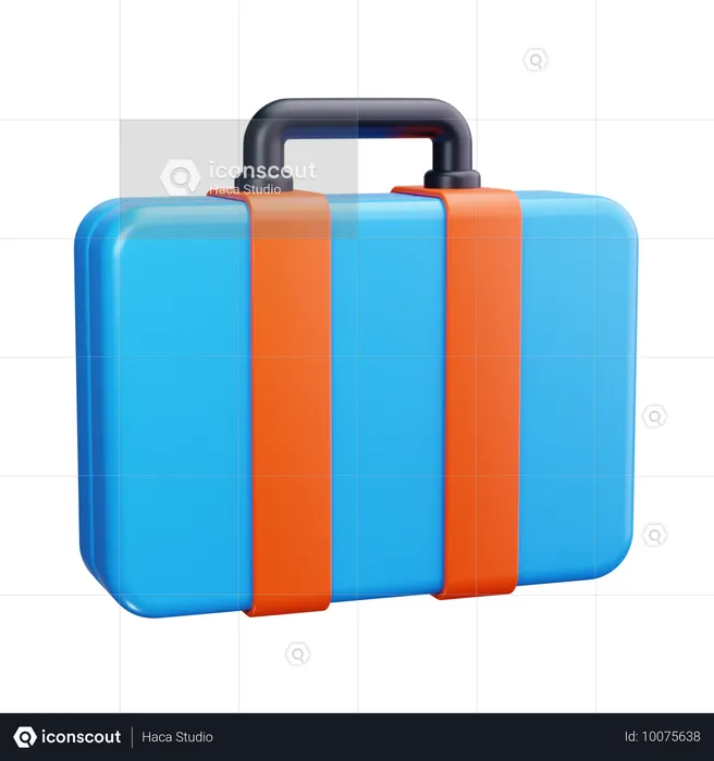 Bolsa de viaje  3D Icon