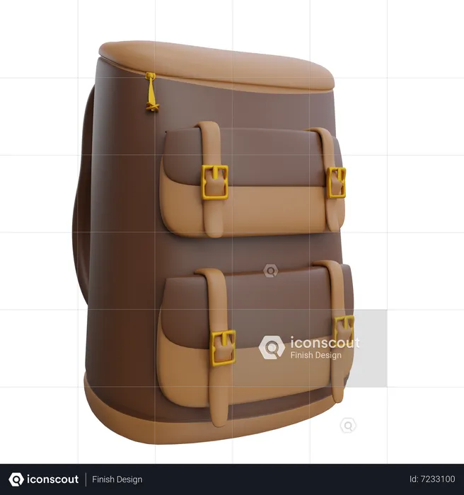 Bolsa de viaje  3D Icon