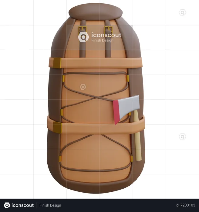 Bolsa de viaje  3D Icon