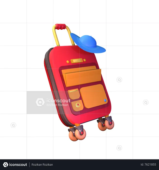 Bolsa de viaje  3D Icon