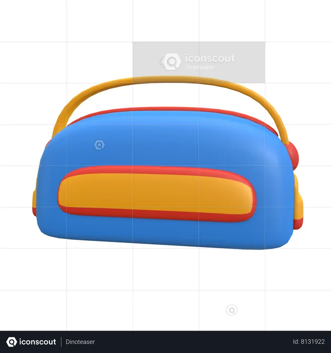 Bolsa de deporte  3D Icon