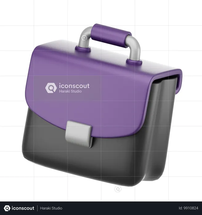 Bolsa financiera  3D Icon