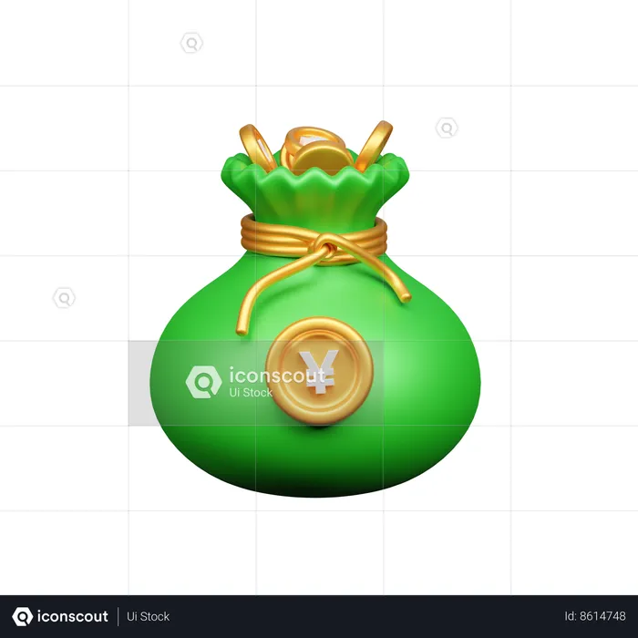 Bolsa de monedas  3D Icon