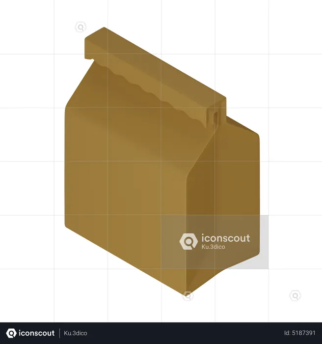 Bolsa para llevar  3D Icon