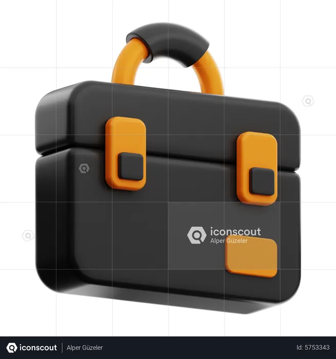 Bolso de oficina  3D Icon