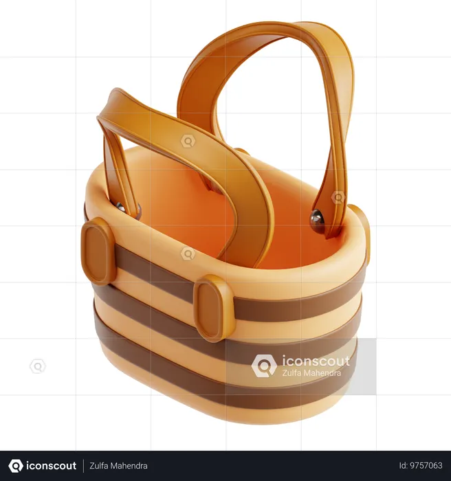 Bolsa de playa  3D Icon