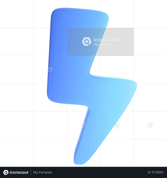 Bolt  3D Icon