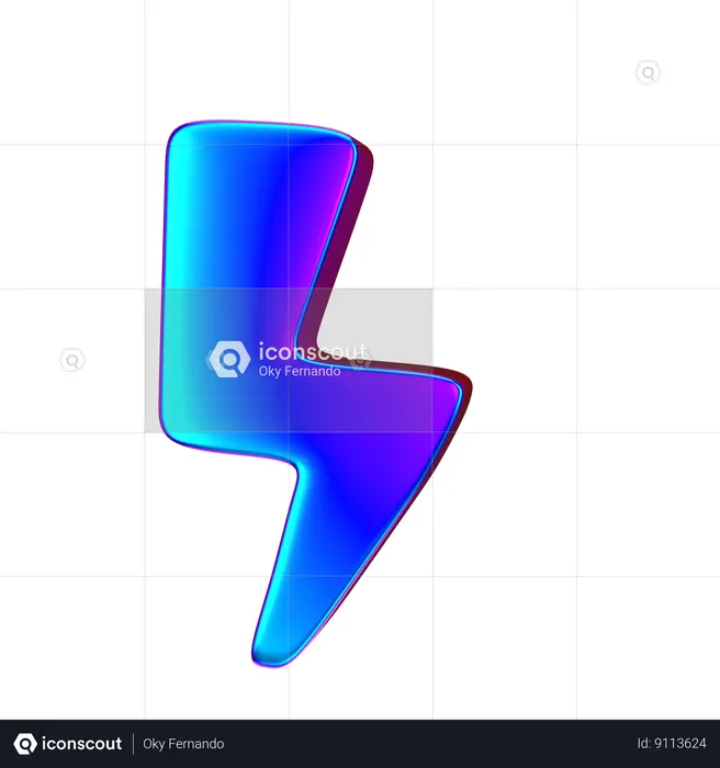 Bolt  3D Icon
