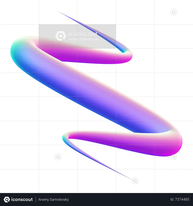 Bolt Shape  3D Icon
