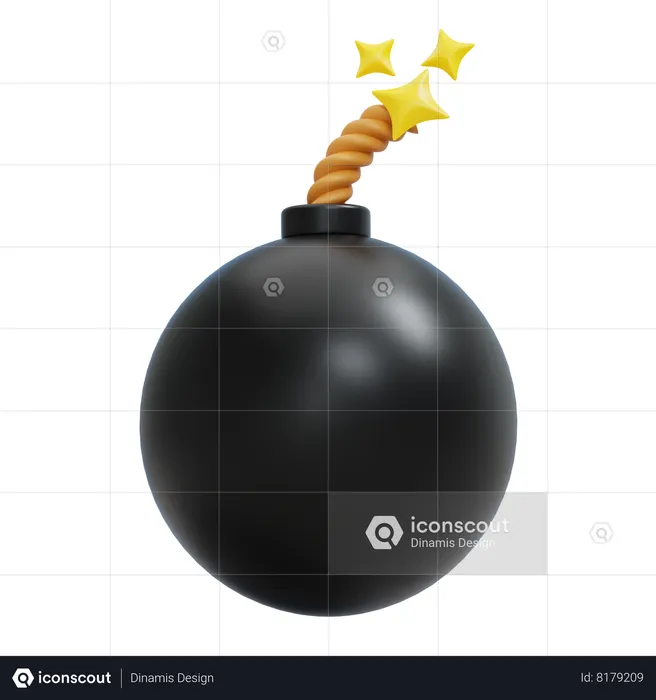 BOMB  3D Icon