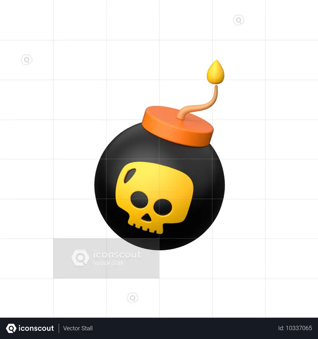 Bomba  3D Icon