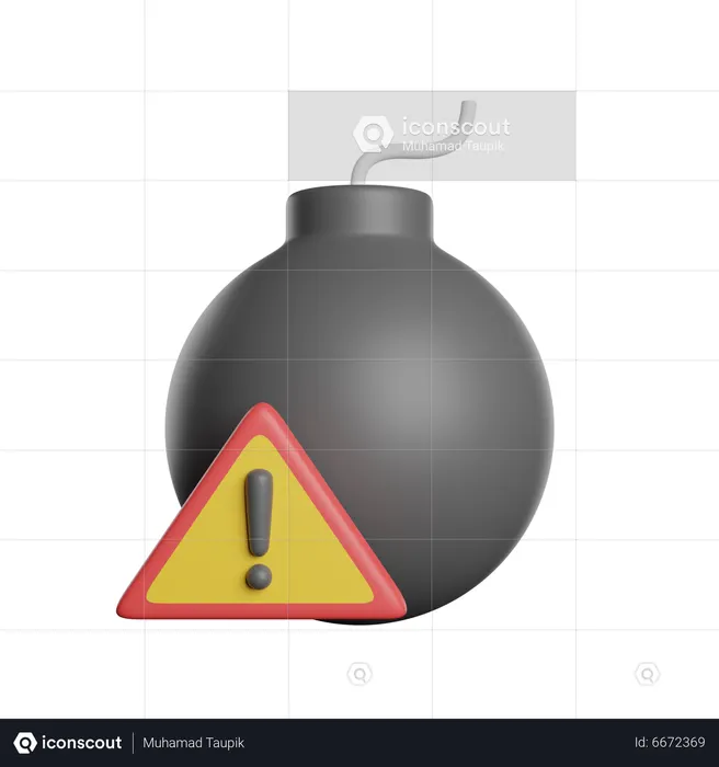 Bomba  3D Icon