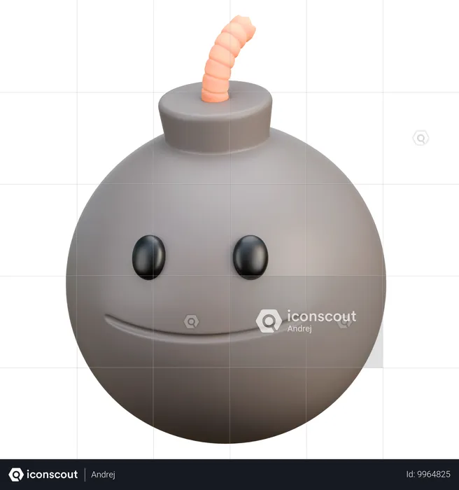 Emoji bomba Emoji 3D Icon