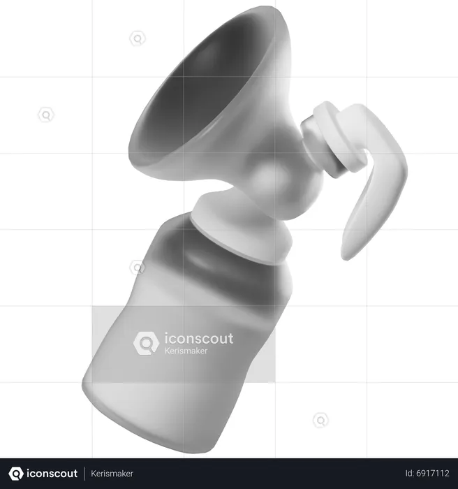 Bomba tira leite  3D Icon