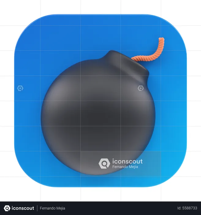 Bombe  3D Icon
