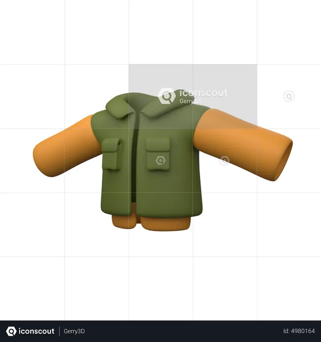 Bomber Jacket  3D Icon