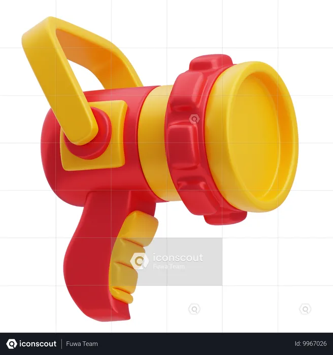 Aerosol turborreactor para bomberos  3D Icon