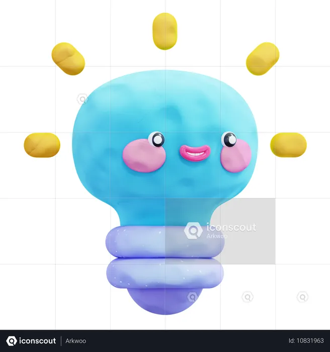 Bombilla  3D Icon