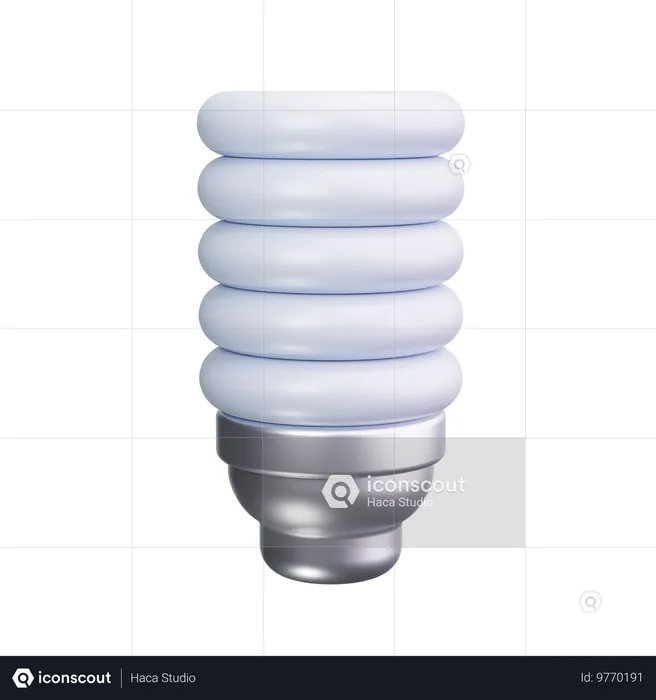 Bombilla electrica  3D Icon