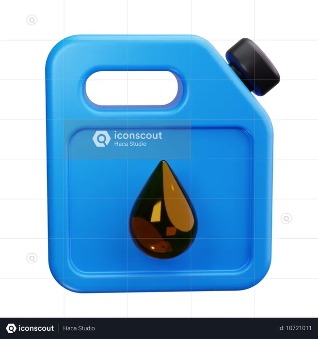 Bote de gas  3D Icon