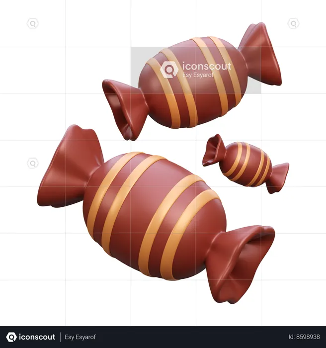 Bonbons  3D Icon