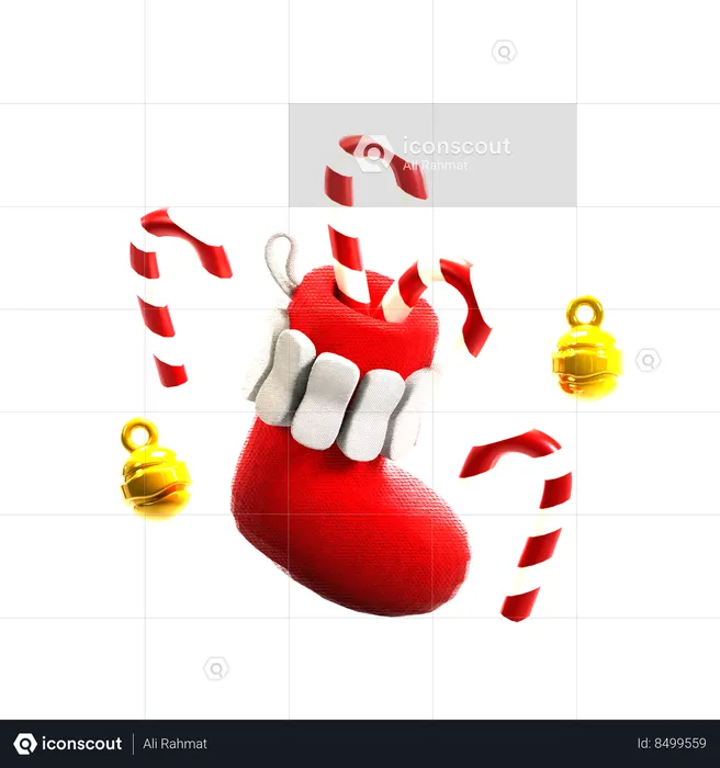 Bonbons de Noël  3D Icon