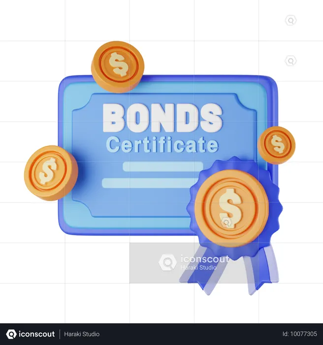 Bond Certificate  3D Icon