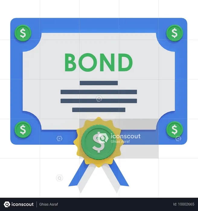 Bond Certificate  3D Icon