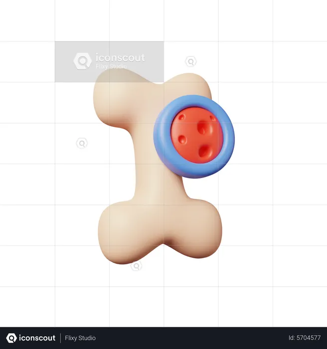 Bone Cancer  3D Icon