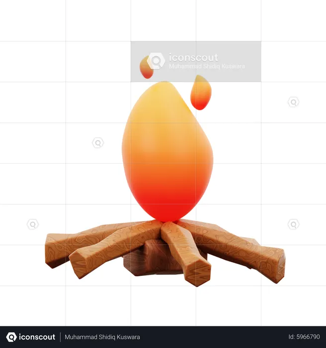 Bonefire  3D Icon