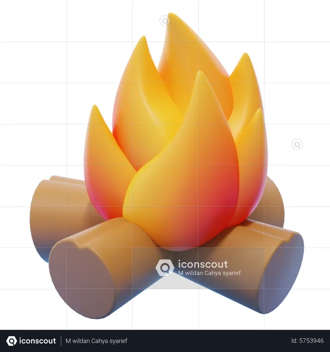 BONFIRE  3D Icon