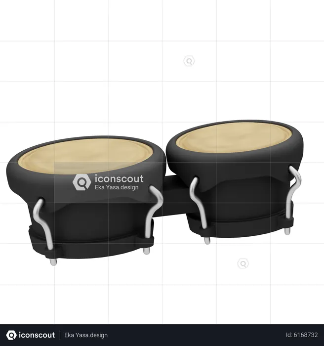 Bongos  3D Icon