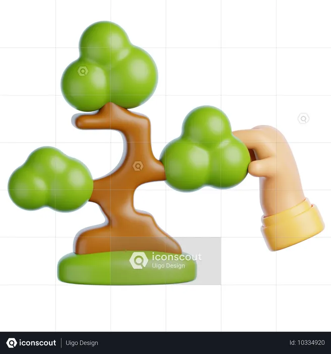 Bonsai  3D Icon