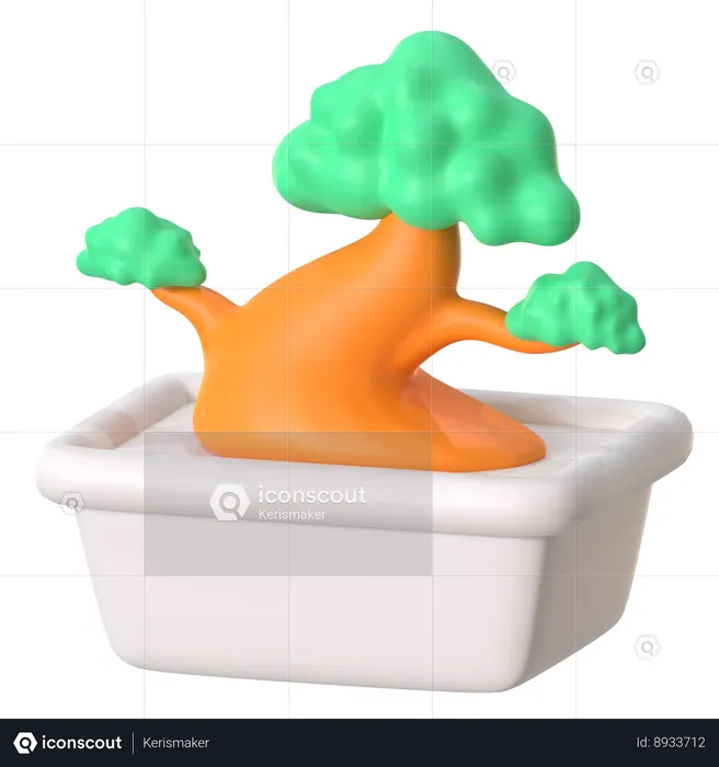 Bonsai  3D Icon