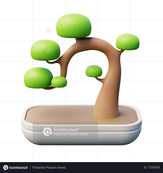 Bonsai  3D Icon