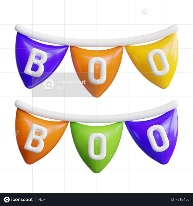 Boo  3D Icon