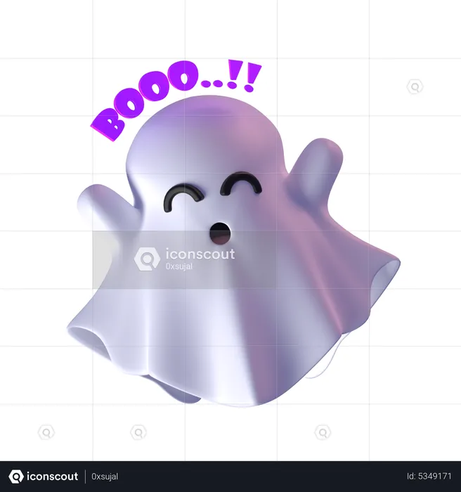 Boo Ghost  3D Icon