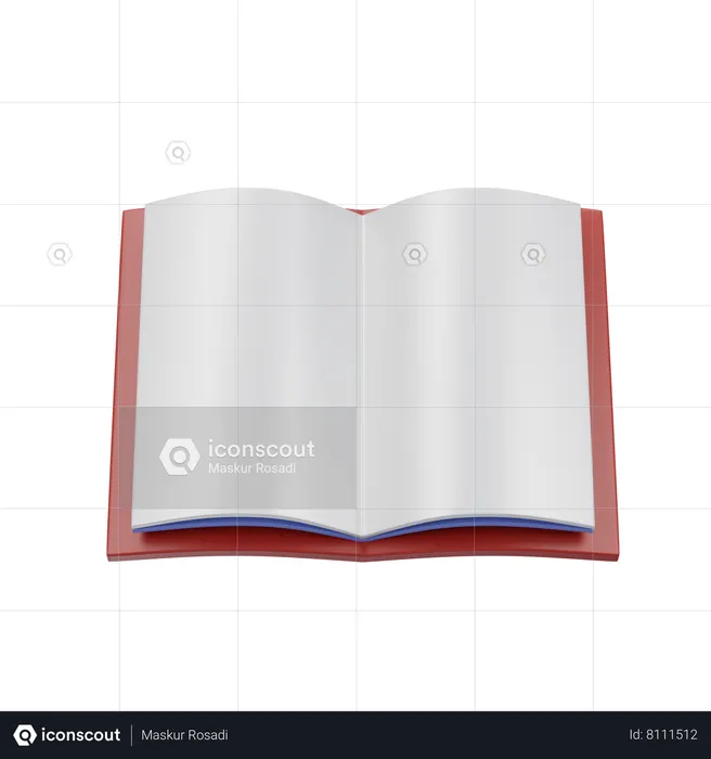 Book  3D Icon