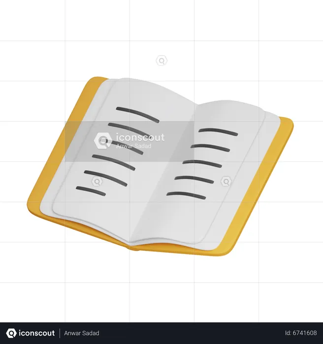 Book  3D Icon