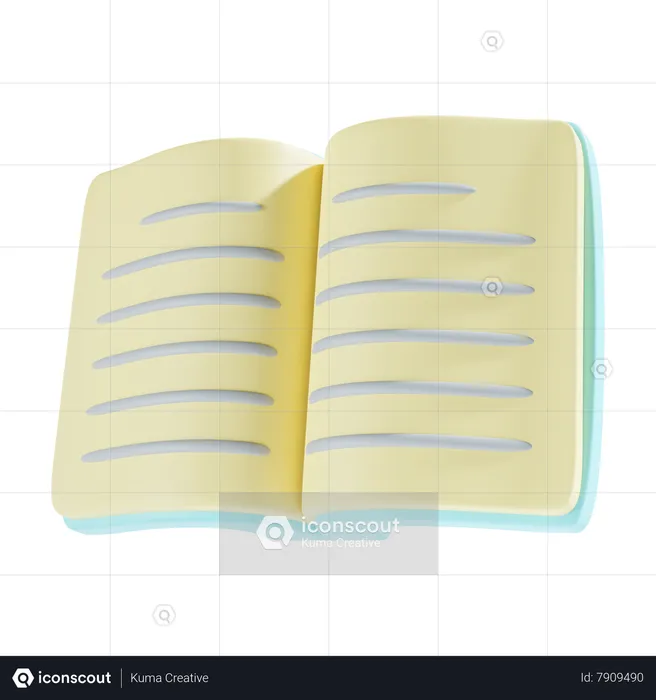 Book  3D Icon