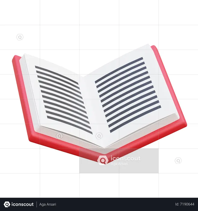 Book  3D Icon