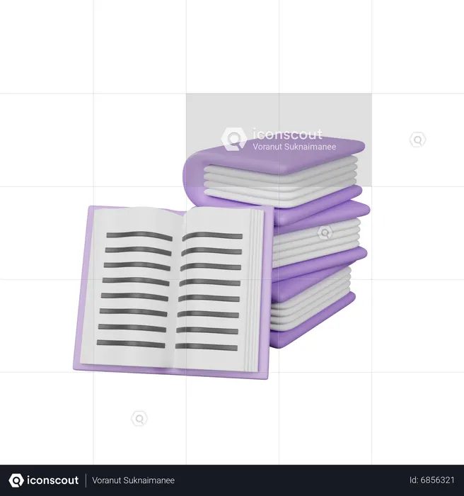 Book  3D Icon